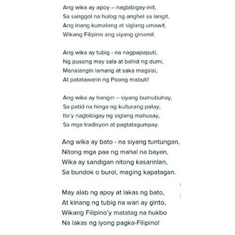 Ipakita ang sagot sa tema na filipino wikang mapagbago